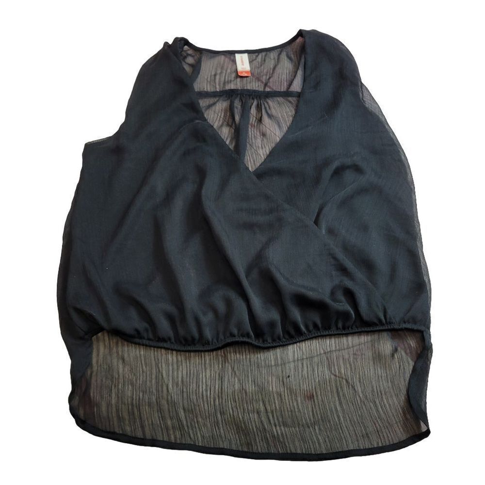 No Boundaries black sheer cardigan M7/9